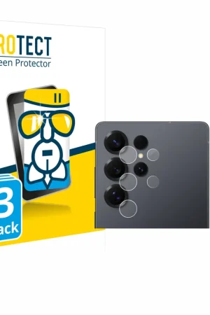 Seulement Aujourd’hui 3 Pièces BROTECT AirGlass Protection d'écran en verre pour Samsung Galaxy S25 Ultra (Caméra UNIQUEMENT)