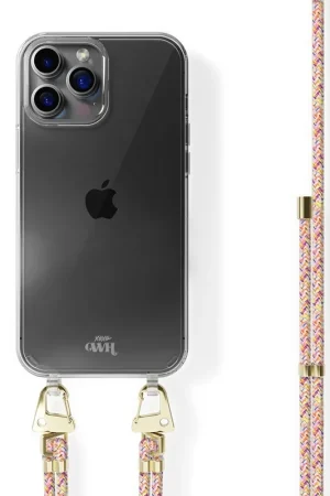 Prix Cassé xoxo Wildhearts Coque transparente avec cordon Rainbow Vibes - iPhone 11 Pro Max