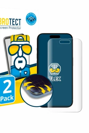 Retour Gratuit 2 Pièces BROTECT Flex Full-Cover film de protection pour Apple iPhone 15