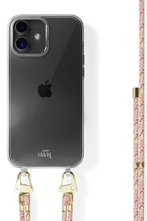 xoxo Wildhearts Coque transparente avec cordon Rainbow Vibes - iPhone 12 Vente Directe