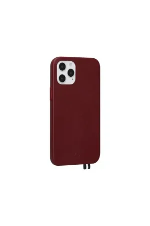 Coque iPhone 12 / 12 Pro Elysée en Cuir Bordeaux Artefakt Nouveauté