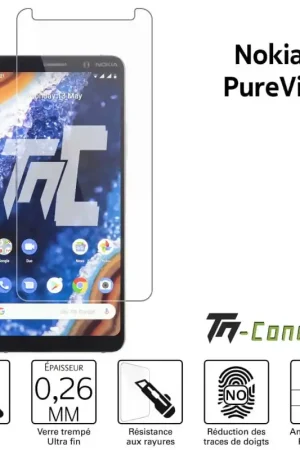 Authentique Nokia 9 PureView - Verre trempé TM-Concept® - Gamme Standard Premium