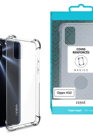 Solde Coque Silicone transparente pour Oppo A52