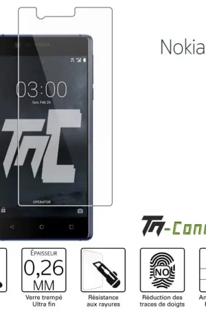 Offre Spéciale Nokia 3 - Verre trempé TM-Concept® - Gamme Standard Premium