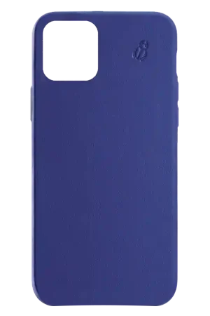 Populaire Coque iPhone 12 / 12 Pro Premium en Cuir Bleue Beetlecase