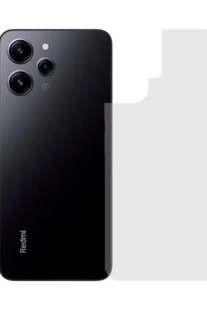 Achetez Aujourd’hui Verre Trempé Complet Film Arrière pour Xiaomi Redmi 12