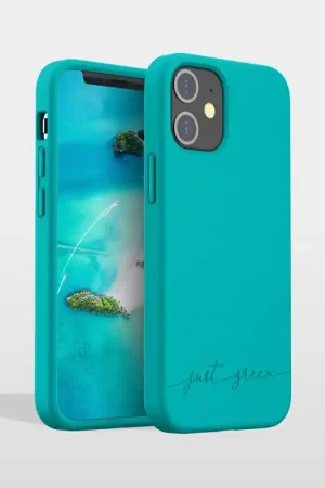 Coque iPhone 12 mini Blue Lagoon Just Green Acheter Direct