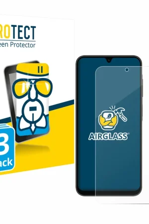 3 Pièces BROTECT AirGlass Protection d'écran en verre pour Samsung Galaxy A26 5G Prix Réduit