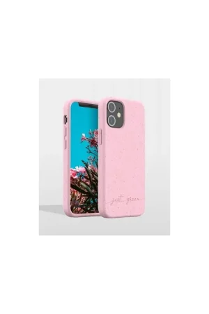 Coque iPhone 12 mini Natura Baby Pink  Eco-conçue Just Green Remise