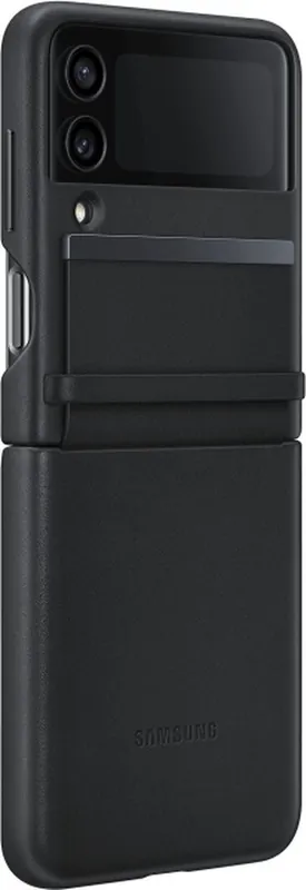 Coque cuir Samsung Flip 4 (noir) Vente Directe