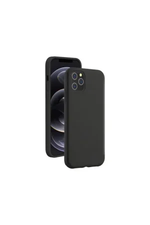 Coque iPhone 12 Pro Max Silicone SoftTouch Noire Bigben Solde