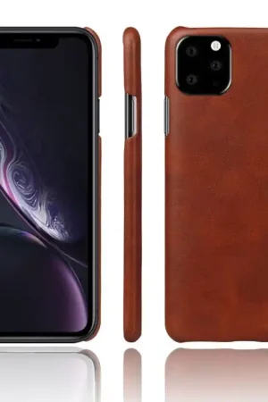 Quantité Limitée ShieldCase Coque cuir vintage iPhone 12 (marron)