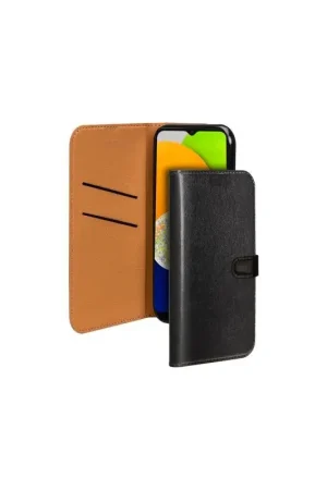 Usine Directe Folio Wallet Samsung G A03 Noir avec languette de fermeture Bigben