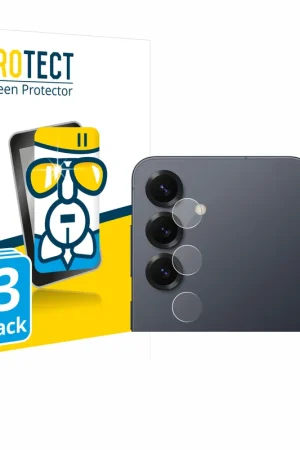 3 Pièces BROTECT AirGlass Protection d'écran en verre pour Samsung Galaxy S25 (Caméra UNIQUEMENT) Authentique