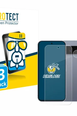 Achat Immédiat 3 Pièces BROTECT AirGlass Protection d'écran en verre pour Google Pixel 10 Pro XL (Avant+Caméra)