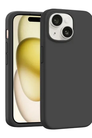 Meilleure Vente Coverzs Coque de luxe en silicone iPhone 13 (noir)