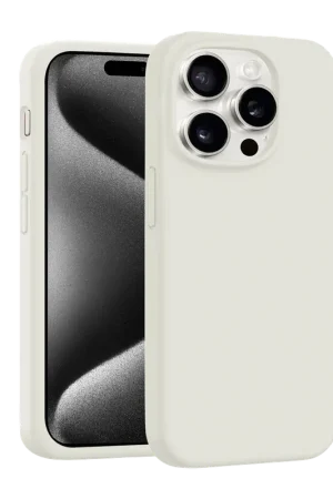 Top Vente Coverzs Coque de luxe en silicone iPhone 13 Pro (beige)