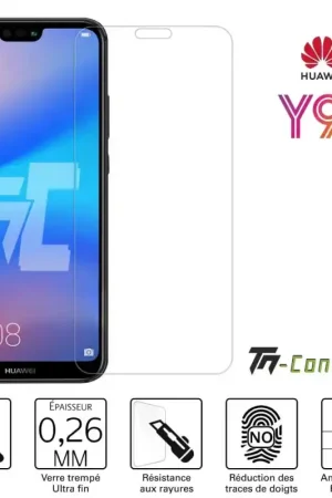 Satisfait Ou Remboursé Huawei Y9 2019 - Verre trempé TM-Concept® - Gamme Standard Premium