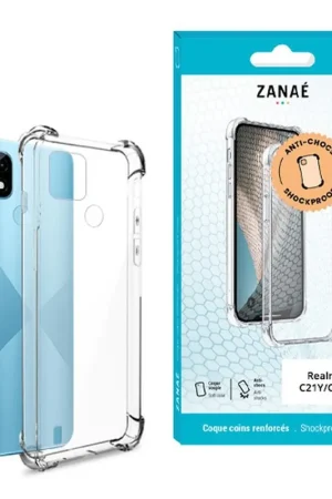 Réduction Coque Silicone transparente pour Realme C21Y / C25Y