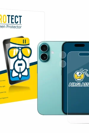 Promotion BROTECT AirGlass Protection d'écran en verre pour Apple iPhone 16 (Avant+Caméra)