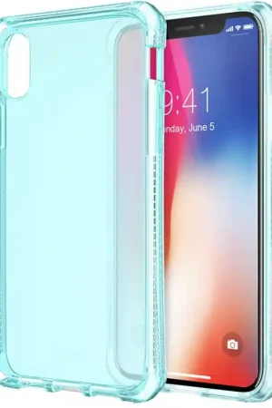 Coque pour iPhone X/XS Itskins - Bleue ciel Top Vente