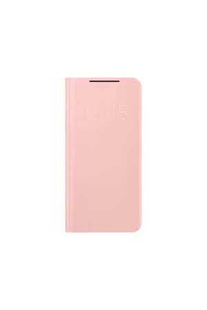 Solde Folio Samsung G S21 5G LED View Cover Rose Samsung