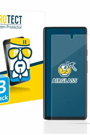 3 Pièces BROTECT AirGlass Protection d'écran en verre pour Google Pixel 6a Expédition Rapide