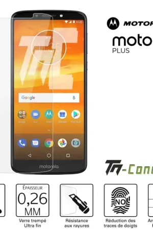 Motorola Moto E5 Plus - Verre trempé TM-Concept® - Gamme Standard Premium Affaire À Saisir
