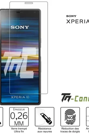 Nouveauté Sony Xperia 10 - Verre trempé TM-Concept® - Gamme Standard Premium