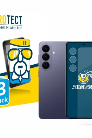 Vente Flash 3 Pièces BROTECT AirGlass Protection d'écran en verre pour Samsung Galaxy S26 (Avant+Caméra)
