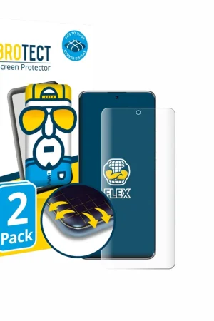 2 Pièces BROTECT Flex Full-Cover film de protection pour Xiaomi Redmi Note 14 Pro Plus 5G Pas Cher
