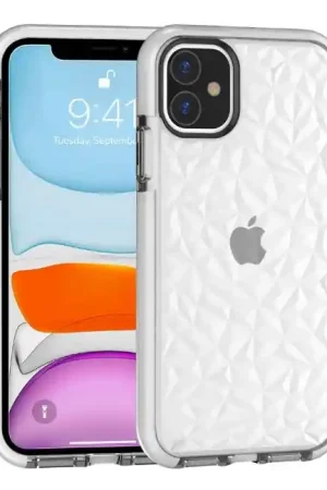 Promotion Saisonnière ShieldCase Coque diamant iPhone 12 (blanc)