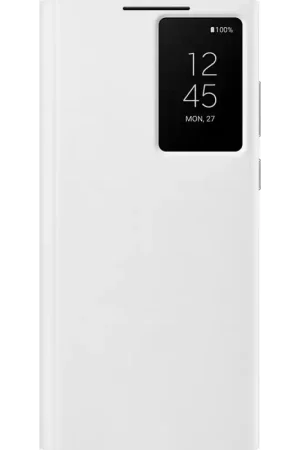 Solde Folio Samsung G S22 Ultra 5G Clear View Cover Blanc Samsung