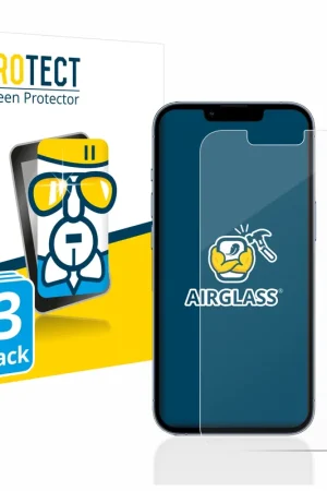 3 Pièces BROTECT AirGlass Protection d'écran en verre pour Apple iPhone 13 Pro Top Vente