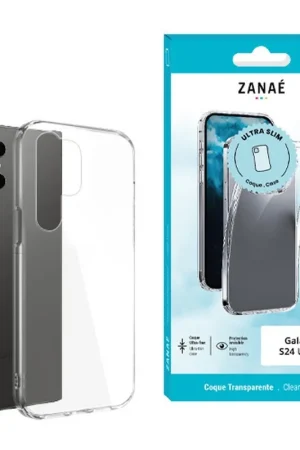 Quantité Limitée Coque Softgel pour Galaxy S24 Ultra Transparent