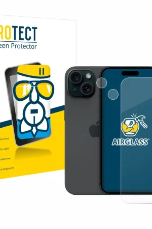 BROTECT AirGlass Protection d'écran en verre pour Apple iPhone 15 (Avant+Caméra) Réduction