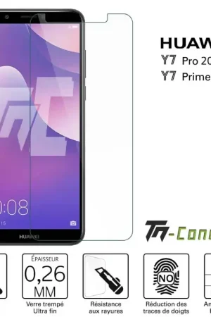 Huawei Y7 Pro 2018 - Verre trempé TM-Concept® - Gamme Standard Premium Super Prix