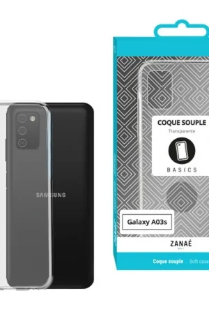Acheter Direct Coque Softgel pour Galaxy A03s Transparent