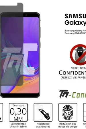 Marque Samsung Galaxy A9 (2018) - Verre trempé Anti-Espions - TM-Concept®