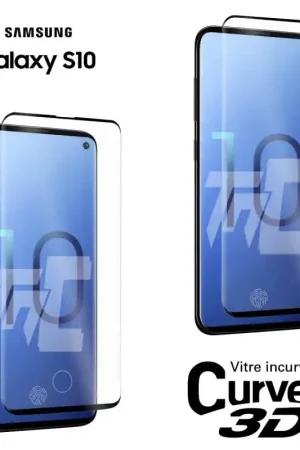 Samsung Galaxy S10 - Verre trempé 3D incurvé - TM-Concept® Usine Directe