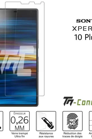 Nouveauté Sony Xperia 10 Plus - Verre trempé TM-Concept® - Gamme Standard Premium