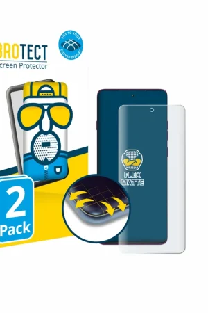 Certifié 2 Pièces BROTECT Flex Matte Full-Cover Protection d'écran intégral mat pour Motorola Edge 60 Pro