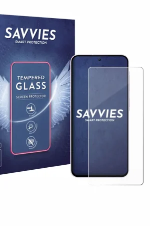 3 Pièces Savvies Clear Protection d'écran en verre trempé pour Samsung Galaxy A56 5G Vente Flash