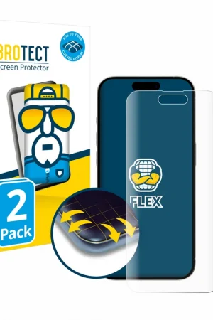 2 Pièces BROTECT Flex Full-Cover film de protection pour Apple iPhone 15 Pro Bon Marché