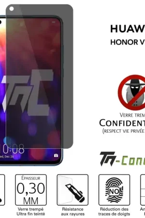 Huawei Honor View 20 - Verre trempé Anti-Espions - TM-Concept® Dernière Chance