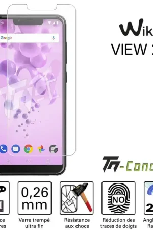 Offre Limitée Wiko View 2 Go - Verre trempé TM-Concept® - Gamme Standard Premium