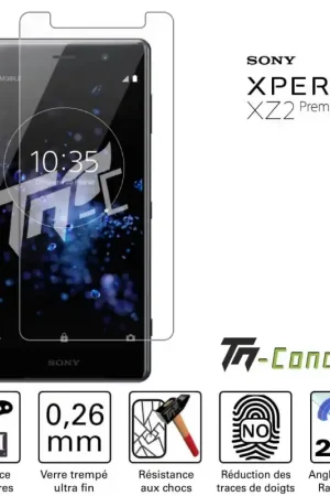 Offre Spéciale Sony Xperia XZ2 Premium - Verre trempé TM-Concept® - Gamme Standard Premium