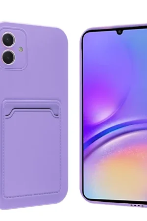 Prix Réduit ShieldCase Coque en silicone Samsung Galaxy A05 avec porte-carte (violet)