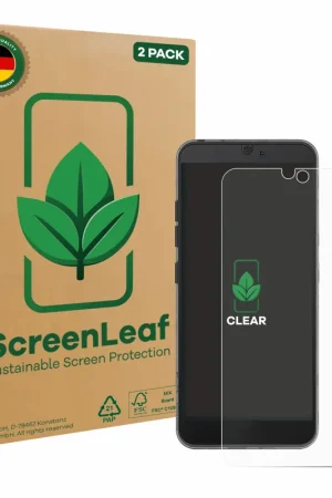 Commander Maintenant 2 Pièces ScreenLeaf Clear Protection d'écran durable pour Fairphone 3