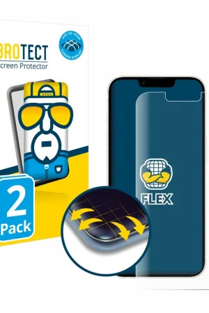 Livraison Express 2 Pièces BROTECT Flex Full-Cover film de protection pour Apple iPhone 13